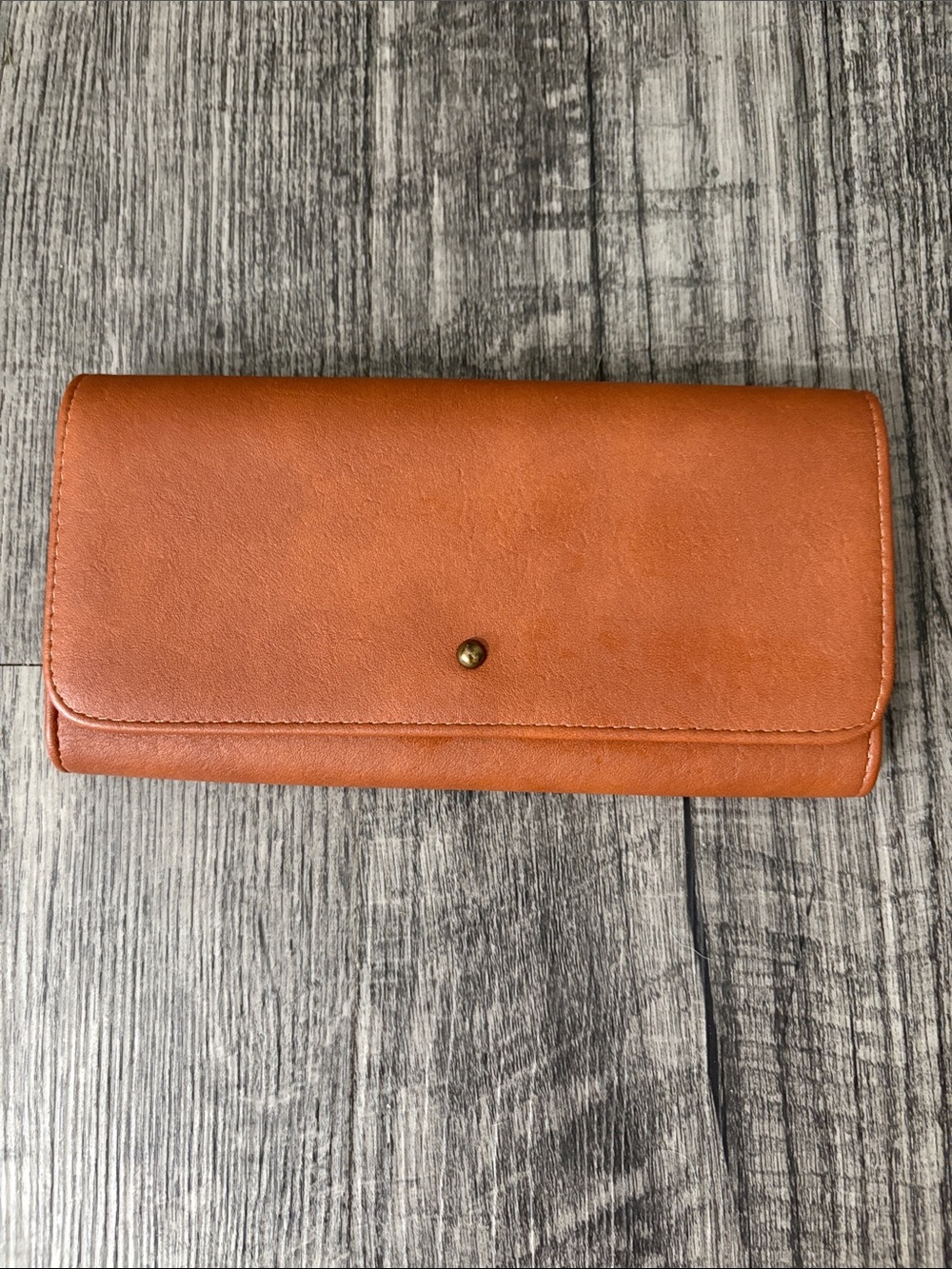 Universal Thread Cognac Brown Foldover Wallet